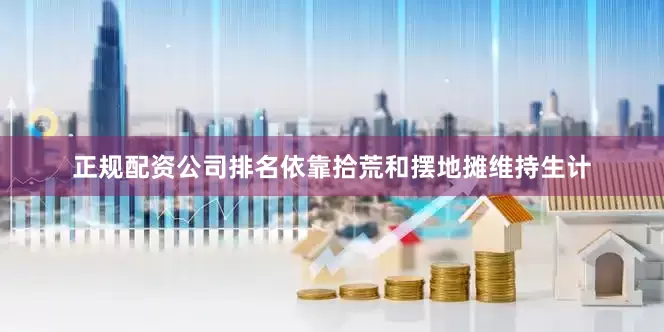 正规配资公司排名依靠拾荒和摆地摊维持生计