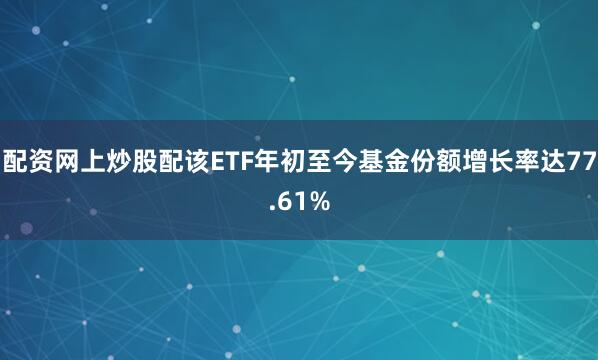配资网上炒股配该ETF年初至今基金份额增长率达77.61%